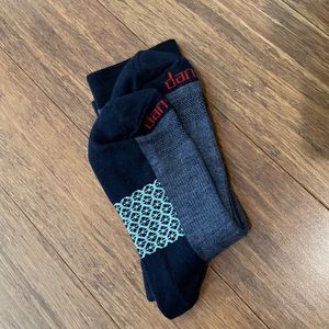 New w/o Tags Dansko Merino Wool All Day Comfort Advance Crew Medium Blue/Blue